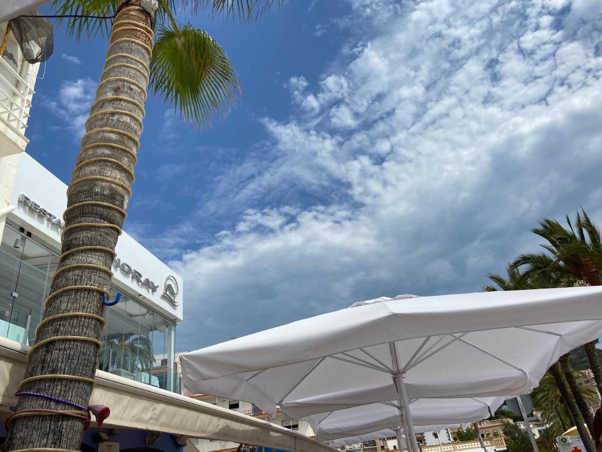 Javea Au Port Vue Mer Devant La Plage Grand Appartement Terrasse Clim Et Wifi Exterior photo