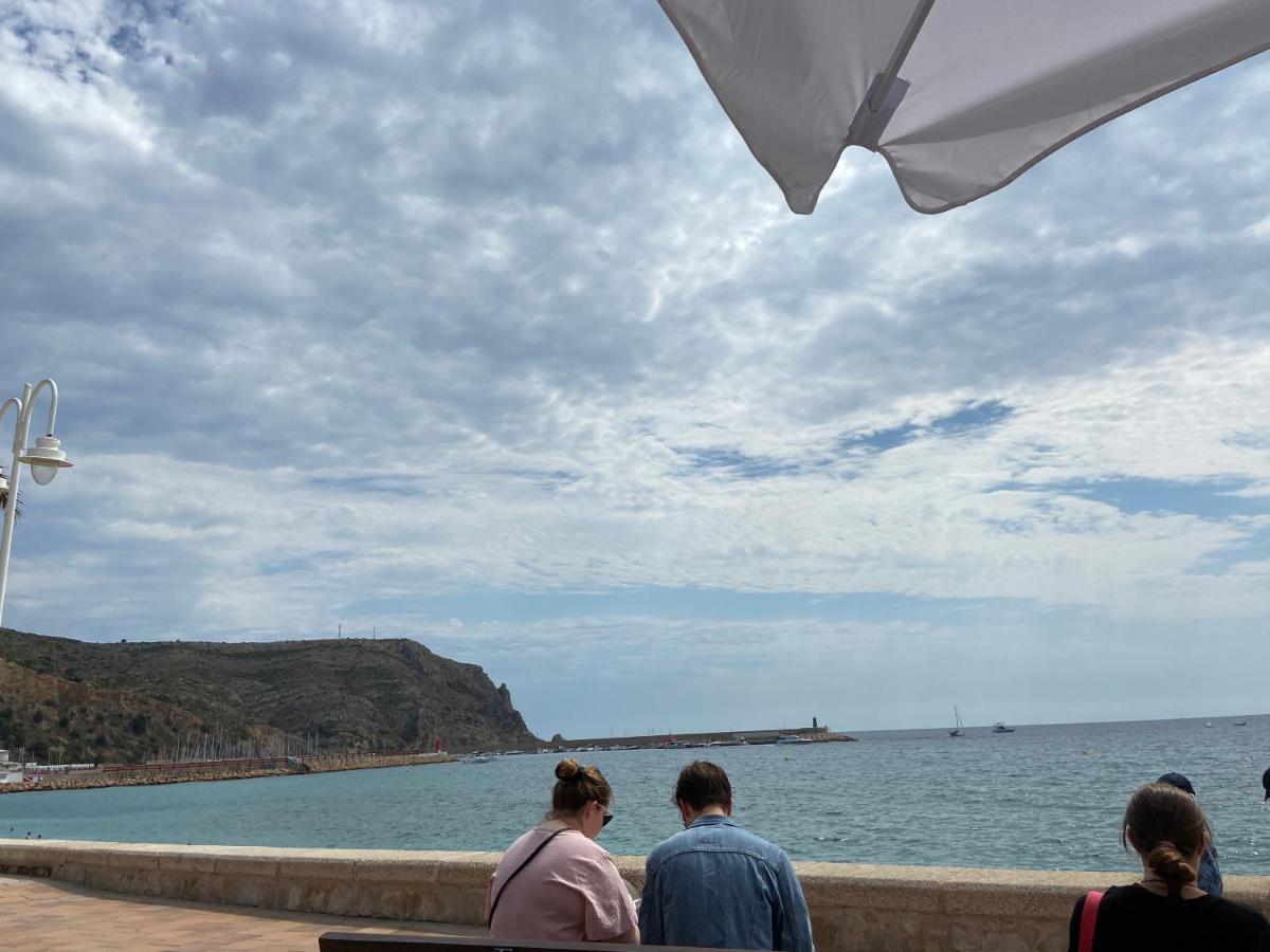 Javea Au Port Vue Mer Devant La Plage Grand Appartement Terrasse Clim Et Wifi Exterior photo