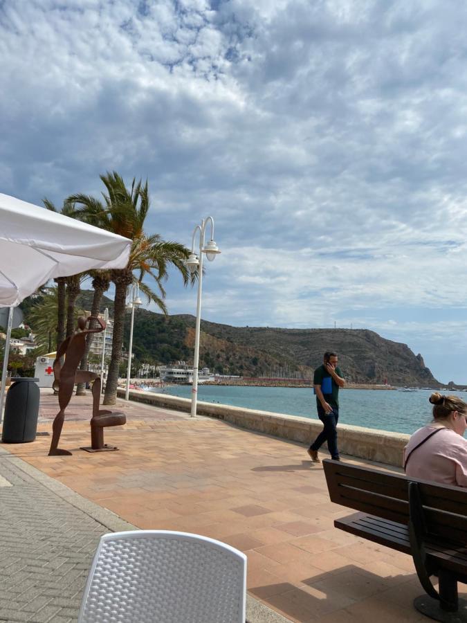 Javea Au Port Vue Mer Devant La Plage Grand Appartement Terrasse Clim Et Wifi Exterior photo